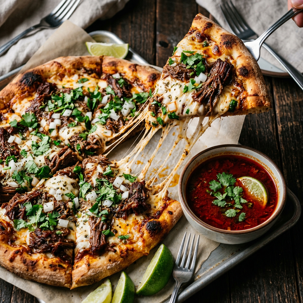 Birria Pizza
